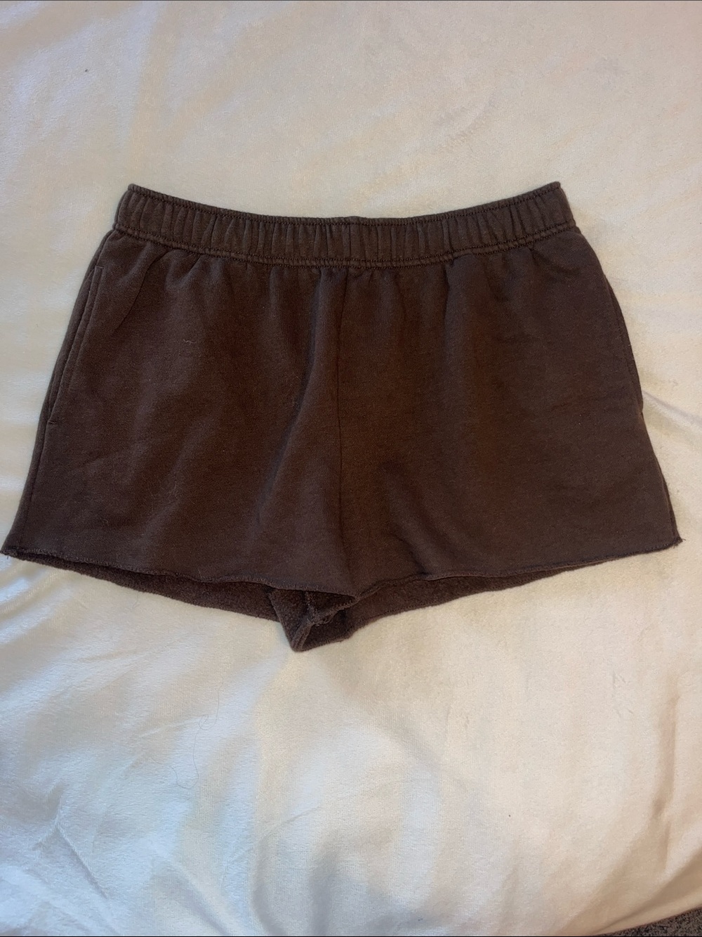 Women's no boundaries Brown Elastic Waist Lounge Shorts